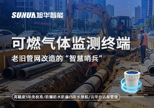 老旧管网改造的“智慧哨兵”：可燃气体监测终端如何重塑地下安全防线